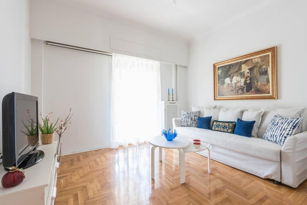 New! Bright & Remodeled 1Bed Apt 2Min Walk To Acropolis Apartamento Atenas Exterior foto