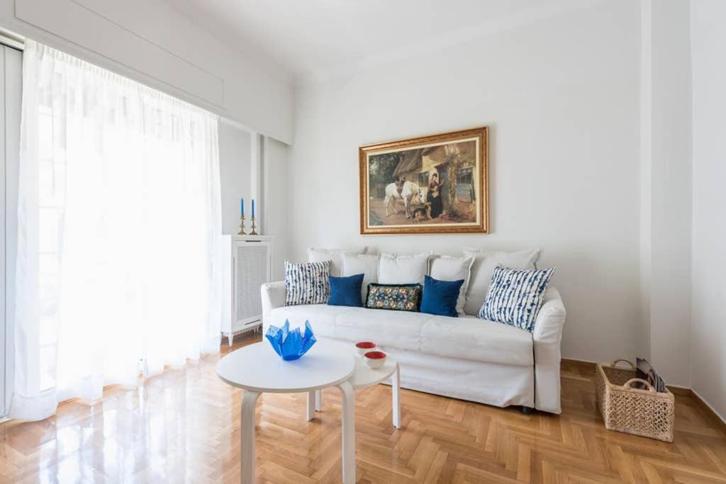 New! Bright & Remodeled 1Bed Apt 2Min Walk To Acropolis Apartamento Atenas Exterior foto